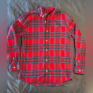 Vineyard Vines Boys Size Boys LARGE (16) Flannel Check Shirt